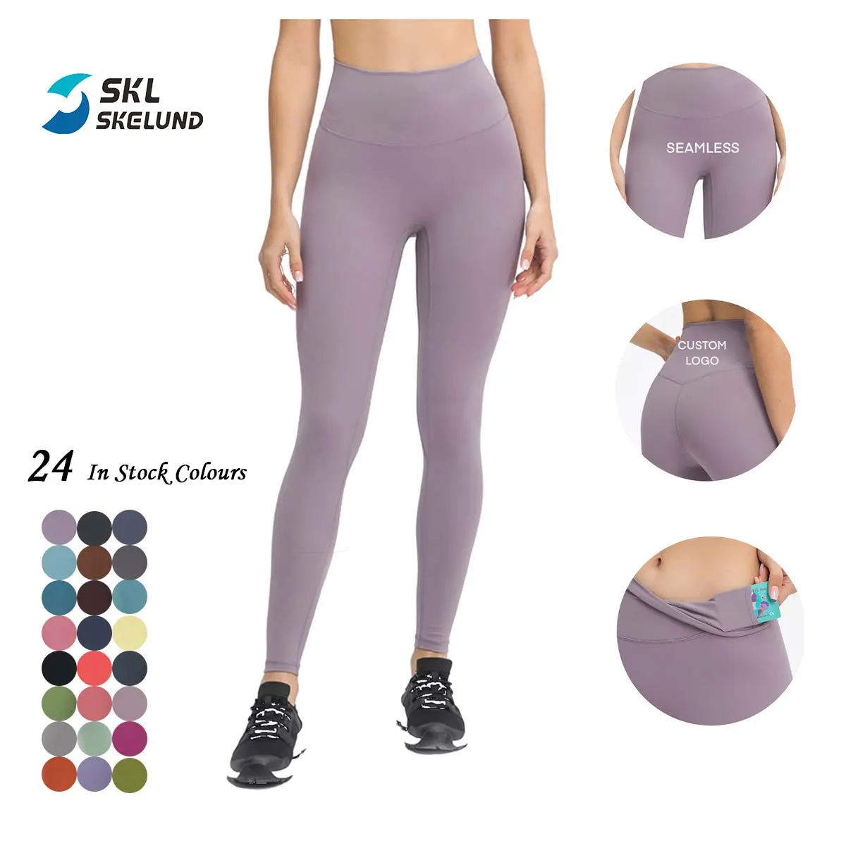 Leggings de compresión para gimnasio para mujer, pantalones atléticos, ajustados, de nailon y licra, a la moda, para Yoga, talla grande