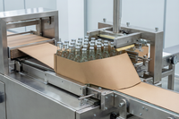 Machine d'emballage automatique personnalisée en usine 10PPM 20PPM 30PPM pour cartons, bouteilles en PE, bouteilles en verre et canettes en aluminium