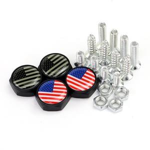 Accesorios de Decoración para Automóviles, Marco Metálico para Placa de Matrícula, Tornillos y Pernos - Product Image 3