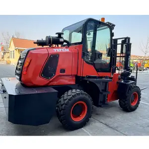 2024 Diesel Four-Wheel Drive Off-Road Forklift 3 Ton Capacity High Lifting And Loading With Reliable Engine