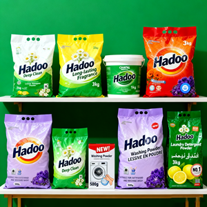 Detergente en Polvo para Ropa con Aroma a Limón, Ecológico, con Logotipo Personalizado, 70 g x 50 Bolsas, Espuma Abundante - Product Image 3
