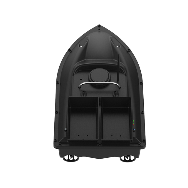 Black Automatic Bait Dropper Boat New Intelligent Remote Control Bait Boat Double Warehouse Fish Feeding Drone