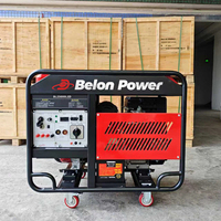 Générateur à essence 18KW, générateur à essence à cadre ouvert 20kw avec réservoir de carburant de 40L, moteur à essence de 35hp, démarrage électrique Loncin 2V90F