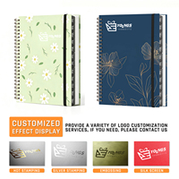 Agenda spirale A5 à couverture rigide OEM 2027 – Carnet hebdomadaire et mensuel avec LOGO personnalisé pour cadeaux d'entreprise et cadeaux personnels