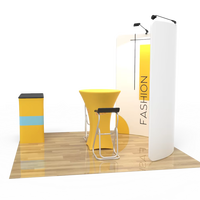 Les décors simples à petit budget tiennent la bannière pour le stand 10x10 d'exposition commerciale