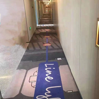 Hotel de 5 estrellas Axminster Impresión personalizada Pasillo de pared a pared Hall Hotel Lobby Alfombra