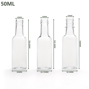 Bouteille de vin en plastique <span class=keywords><strong>pour</strong></span> <span class=keywords><strong>avion</strong></span>, 50 ml, mini PET transparente avec bouchon en aluminium <span class=keywords><strong>pour</strong></span> la restauration aérienne, format <span class=keywords><strong>voyage</strong></span> - Product Image 3