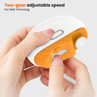 2026 mise à niveau 3 en 1 lumière LED USB Rechargeable 2 vitesses sûr électrique coupe-ongles lime polisseuse pour bébé adultes aînés Clip