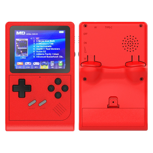 GB300 MINI Video Game Console Handheld Game Players Support 7 Simulator Game for Boy Gift