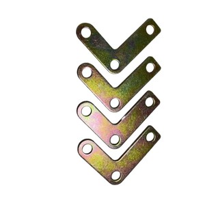 Support métallique en forme de L Xinjunye, épaisseur 2,5 mm, 64x75 mm, pour quincaillerie de meubles - Product Image 2