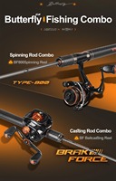 Joran Pancing HSD BFS 2 Bagian Ultralight Spinning Rod BFS Surf Casting untuk Air Asin dan Air Tawar