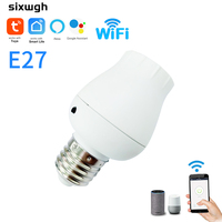 Portalámparas tipo tornillo de control remoto inalámbrico con 10A Max. Red WiFi actual e interruptor de enchufe
