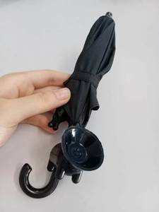 Parapluie droit manuel en métal personnalisable avec mini logo imprimé, idéal pour adultes, parfait pour le golf, les cadeaux promotionnels, accessoire décoratif mignon - Product Image 2
