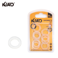 Entretoises et coussinets pour projets DIY, œillets flexibles transparents, rondelles en PVC transparent 3/4" 9 pièces