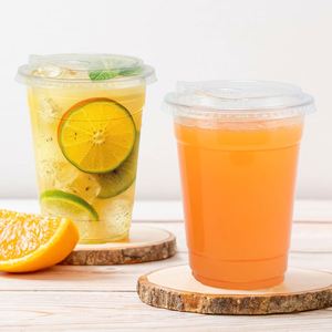 Food Grade Biodegradable Customized PLA Plastic <b>Cup</b> 90mm Diameter <b>Reusable</b> Straw <b>Lid</b> for Coffee & Milk Tea <b>with</b> Custom Sizes - Product Image 3
