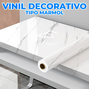 Vinil Decorativo Tipo Marmol Branco Impermeavel Para Renovacao De Espacos - Product Image 4