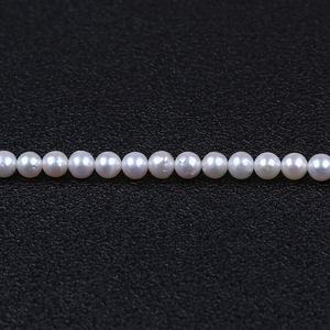 Commercio all'ingrosso 5.5-6.0mm Rotondo Bianco Cinese <span class=keywords><strong>Akoya</strong></span> <span class=keywords><strong>Collana</strong></span> di <span class=keywords><strong>Perle</strong></span> Filo Allentato - Product Image 5
