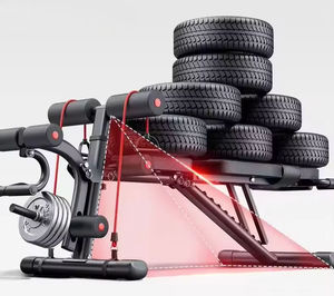 Banc de <span class=keywords><strong>musculation</strong></span> pliable pour entraînement en intérieur, équipement de <span class=keywords><strong>musculation</strong></span> à domicile, banc multifonctionnel réglable pour développé couché - Product Image 2