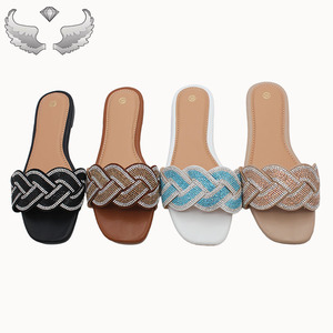 <span class=keywords><strong>Sandali</strong></span> e Ciabatte da <span class=keywords><strong>Donna</strong></span> per Esterni, Spiaggia e Tempo Libero, Molto Popolari e Comodi, Versatili con Perline - Product Image 1