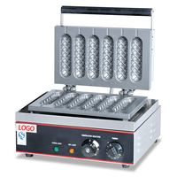 Gaufrier électrique long personnalisé commercial Hot-Dog Stick Gaufrier hot-dog commercial