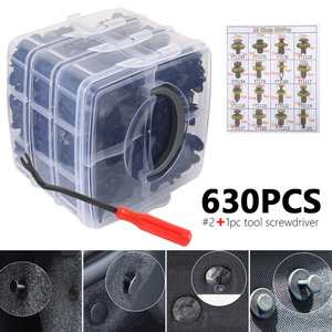 Jiechuang 630 Piezas de Clips Automotrices, 24 Tipos de Sujetadores de Plástico para Reparación y Reemplazo de Automóviles - Product Image 4