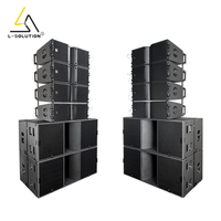 Système de sonorisation professionnel passif L-SOLUTION K210 & KS28-9600W, puissance maximale, son de précision pour événements en direct et installations
