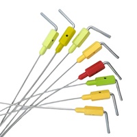 Precinto de cable metálico hexagonal numerado antimanipulación de ajuste rápido para contenedores de envío, camiones y puertas de ferrocarril