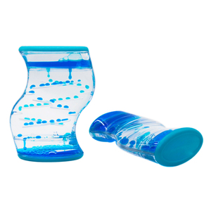 <span class=keywords><strong>Sablier</strong></span> liquide en forme de S avec logo personnalisé, jouets pour enfants, gouttes d'huile flottantes en acrylique, mouvement liquide, gouttes d'eau, <span class=keywords><strong>sablier</strong></span> liquide - Product Image 5