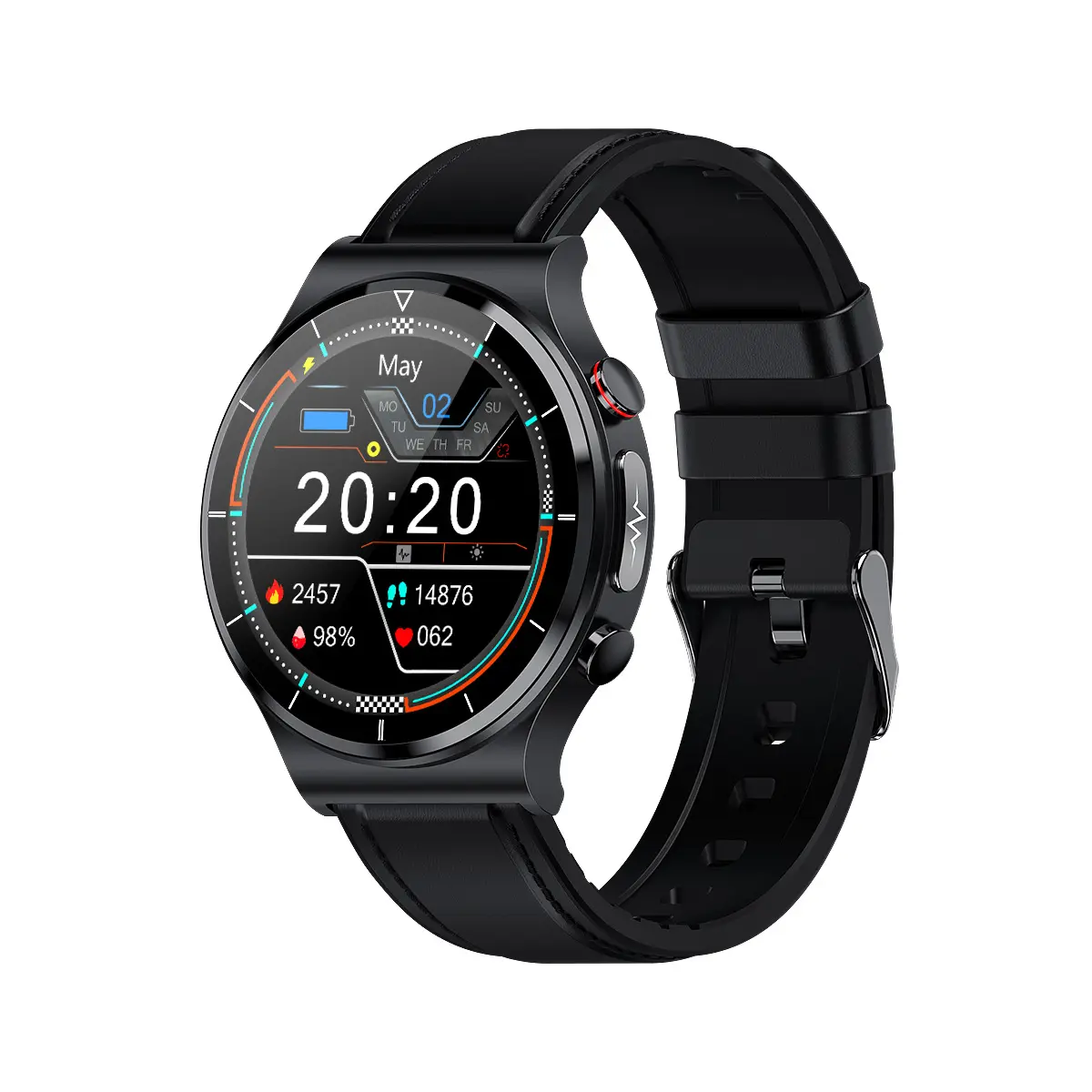 Neueste Hochwertige runde Smartwatches Touchscreen Bluts auer stoff E88 Smartwatch