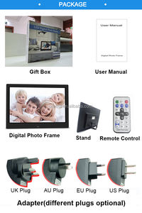 Цифровая рамка для фотографий с ЖК-дисплеем 13,3 дюйма с высоким разрешением, активирующим движение и рекламным воспроизведением, настенное крепление - Product Image 6