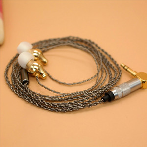 Yellowbird In Ear Wired Earphones 32 Ohm 20Hz 20kHz Gold Plated Cable <b>Titanium</b> Gray Silver <b>Wire</b> Music Headphones - Product Image 1