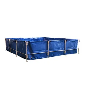 Trung Quốc Bán Buôn Nuôi Trồng Thủy Sản Hệ Thống Hình Chữ Nhật Pvc Tarpaulin Lớn Fish Farming Tank