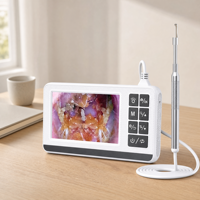 Otoscope numérique avec caméra pour usage familial, outil de nettoyage d'oreilles et de retrait de cérumen avec écran