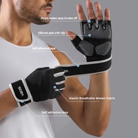 VBOSi 7104 Gants de protection des mains de gymnastique en néoprène Gants d'entraînement réglables avec coutures et sangles renforcées Powerlifting