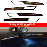 Kit d'éclairage intérieur LED RGB pour Volkswagen Golf 7, éclairage d'ambiance ciel étoilé, panneau de plafond, amélioration de la décoration de la voiture, accessoires