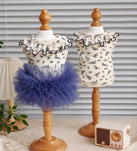 Nouvelle Collection Printemps-Été : Vêtements pour Chiens et Chats à Volants et Motifs Floraux, Modèle Court, Vente en Gros Transfrontalière pour Bichon - Product Image 6