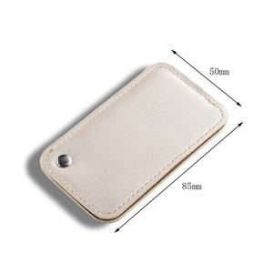 Wholesale Custom Resin Epoxy Logo <b>Rectangle</b> Stainless Steel Luxury Large <b>Mirror</b> With PU Sleeve - Product Image 5