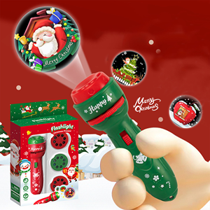 Hot Sale Christmas Toys Kids Glowing Toy Flashlight Slide ProjectorTorch <b>Projection</b> <b>Light</b> 24 Pattern Christmas <b>Light</b> interest - Product Image 1
