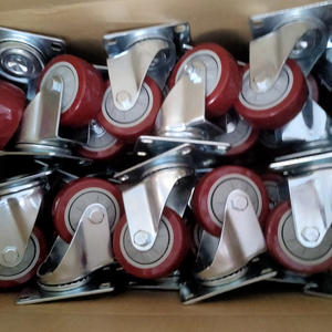 All Style Mittelschwere Rolle schwarz angepasst PU/PVC/TPR/Gummi 3 4 5 Zoll Hoch temperatur ofen stummes Lenkrad - Product Image 6