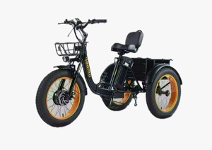 <span class=keywords><strong>Tricycle</strong></span> Électrique <span class=keywords><strong>Tout</strong></span>-<span class=keywords><strong>Terrain</strong></span> Robuste à Pneus Larges pour Adultes - Prix Usine - 7 Vitesses, Moteur Puissant, Transport de Marchandises - Product Image 6