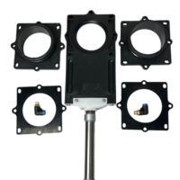 Vanne de vidange pneumatique des eaux usées pour toilettes de bus Yutong Higer, vanne de vidange des déchets avec raccords 3" 4" Type DMP
