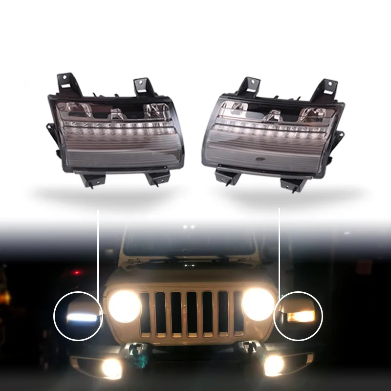 LED day time running light Eyebrow Light kit for Jeep Wrangler JL 2018-2019
