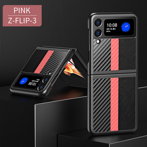Housse de téléphone à motif en fibre de carbone pour <span class=keywords><strong>Samsung</strong></span> Z Flip4 5 6 5G <span class=keywords><strong>Coque</strong></span> de protection arrière rigide ultra mince de luxe pour Galaxy Z Flip3 <span class=keywords><strong>Coque</strong></span> - Product Image 6