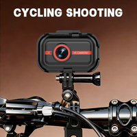 Caméra d'action sportive professionnelle 4K étanche avec WiFi et fixation magnétique pour casque de vélo et de ski, mini DV