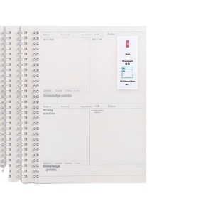 Deli L5070 taccuino <span class=keywords><strong>a</strong></span> spirale sbagliato grande business B5 linea orizzontale reticolo quadrato <span class=keywords><strong>a</strong></span> spirale bianco libro 50K studente - Product Image 1