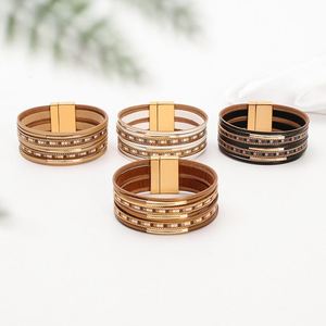 Pulsera de Cuero Ajustable, Artículo de Alta Rentabilidad para Mayoristas, Protección UV, Regalo Navideño para Mujer, Color Certificado - Product Image 2