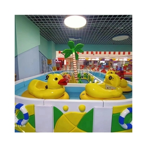 Juvenil Waterway Drifting Aventura <span class=keywords><strong>de</strong></span> entretenimiento para niños Instalaciones <span class=keywords><strong>de</strong></span> juegos en el río Rafting Waterway con Ball Pool Park - Product Image 1
