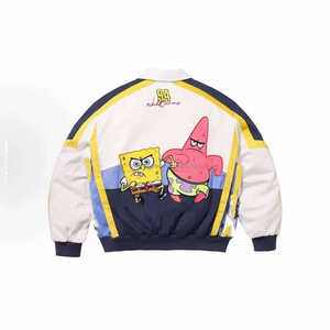 Race Team Relax Fit Classic Motorsport Mujeres Hombres de lujo Béisbol <span class=keywords><strong>Ciclismo</strong></span> Bob esponja <span class=keywords><strong>Chaqueta</strong></span> DE TRABAJO Jeff Hamilton <span class=keywords><strong>Chaqueta</strong></span> de carreras - Product Image 2