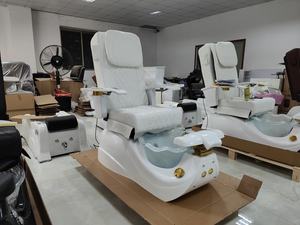 Sillón de Pedicura Multifuncional Europeo de Acero Inoxidable para Spa, 4 Sets, Eléctrico, Ajustable, con Masaje para Pies, Personalizable con Logotipo - Product Image 6