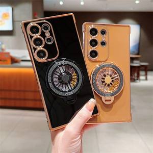 Étui de support arrière en TPU souple pour <span class=keywords><strong>Samsung</strong></span> Galaxy S25 S24 S23 S22 <span class=keywords><strong>S21</strong></span> Ultra S20 <span class=keywords><strong>FE</strong></span> + housse de protection d'objectif de téléphone - Product Image 2